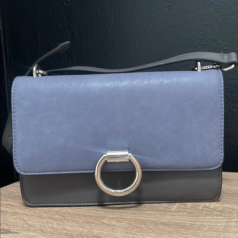 Stylish Blue and Black Women's Bag